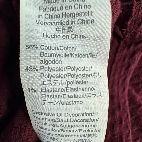 J.Crew Mock Neck Gathered Shoulder Knit Top Size Medium - Picture 4 of 5